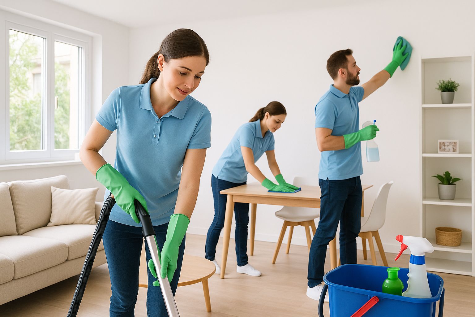 Sparkling cleaned interior